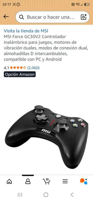 MSI Force GC30 Mando Gaming