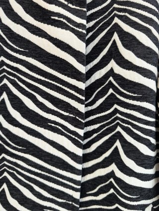 Cappotto Liu Jo Zebra Nero Bianco Tg 40