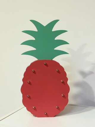 Lámpara Piña Decorativa madera