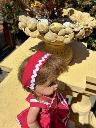 Vestido y cinta muñeca Angelita de Lep