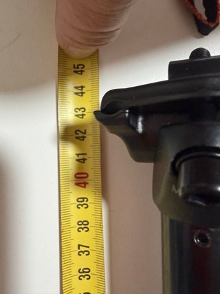 Tija Telescópica MEROCA 31.6mm 125mm + Cable