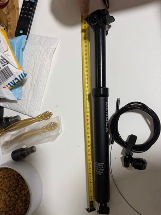 Tija Telescópica MEROCA 31.6mm 125mm + Cable