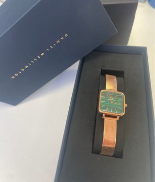Reloj Daniel Wellington Chapado Oro rosa/Verde