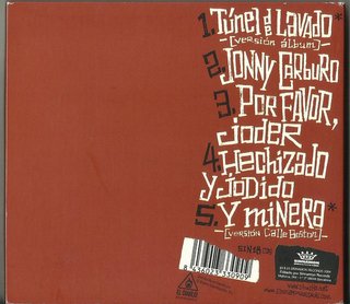 Chucho – Túnel De Lavado - CD Maxi Single
