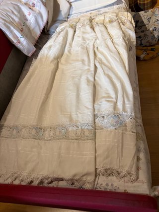 Cortinas Beige  teja
