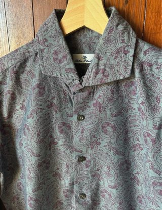 Camicia Blu Studio Uomo Fantasia Taglia M