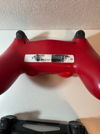 2 Controller PS4 Rosso e Argento