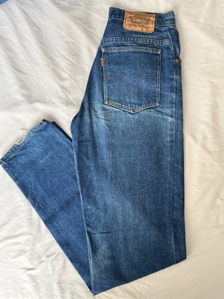 Levi's tiro alto mujer súper largo