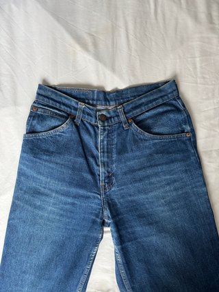 Levi's tiro alto mujer súper largo