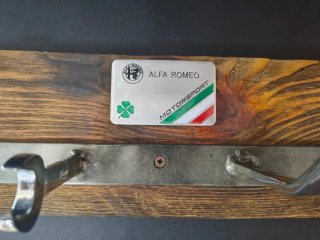 Appendiabiti legno e metallo