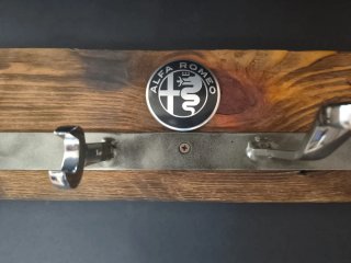 Appendiabiti legno e metallo