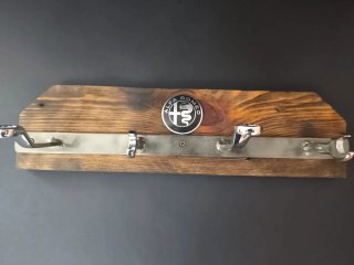 Appendiabiti legno e metallo