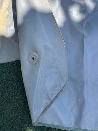 Lona PVC Gris/Blanco