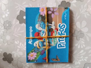 Cromos Los Pitufos Cuidando el Planeta Alcampo