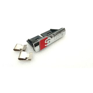 EMBLEMA DE PARRILLA AUDI SLine CROMADO