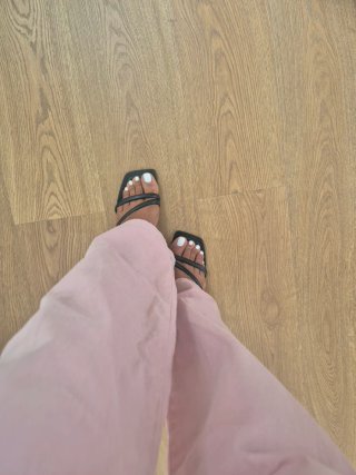 Sandalias ZARA negras mujer