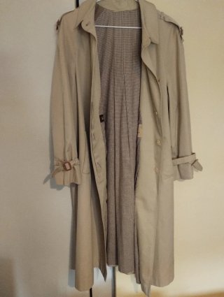 Trench marron beige