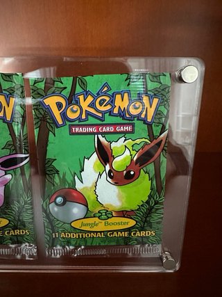 Sobres Pokémon Jungle vacíos + Expositor decorativ