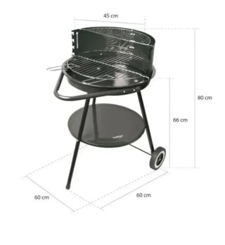 Barbacoa Carbón Habitex Supergrill 45