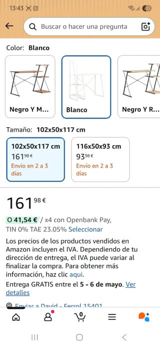 Escritorio con Estantería