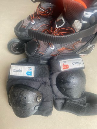 Patines Oxelo Negro Talla 32-36 i protectio