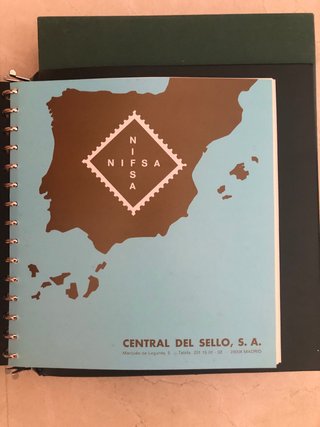ÁLBUM colección sellos 1989