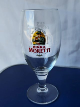Set 5 Calici Birra Moretti Vintage 0,2l in Vetro
