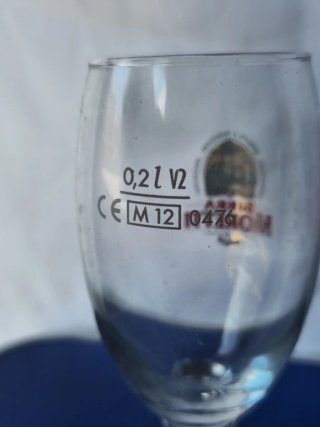 Set 5 Calici Birra Moretti Vintage 0,2l in Vetro