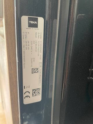 Horno Teka Acero Inoxidable nuevo