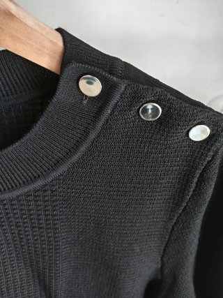 Maglia H&M nera viscosa/poliammide taglia L