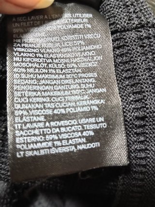 Maglia H&M nera viscosa/poliammide taglia L