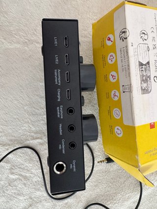 Tarjeta sonido V8 para directos TikTok Twitch