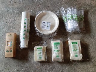 Vajilla Desechable 480 piezas! A sólo 0'03 cént!