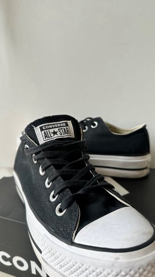 Converse plataforma negras