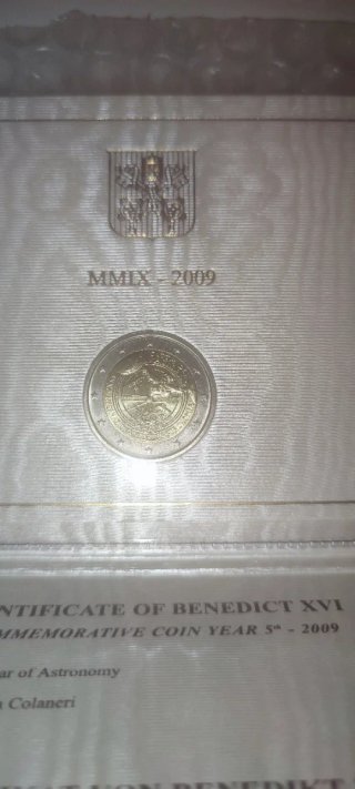 2E conmemorativos Vaticano 2009