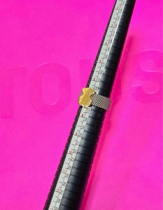 Anillo Tous Malla Oro 18k Oso