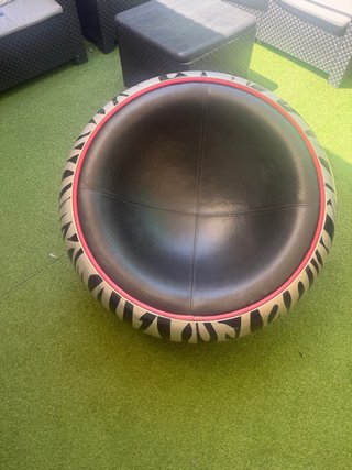 Sillón Eerio Aarnio Original Diseño 60s cuero
