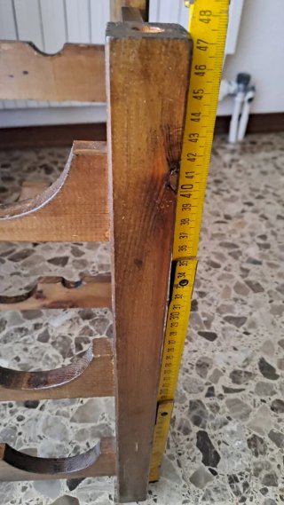 Botellero de madera para 12 botellas