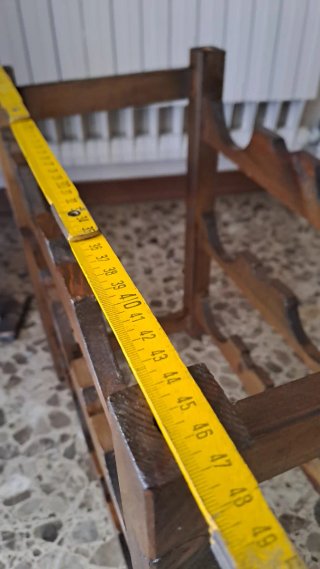Botellero de madera para 12 botellas