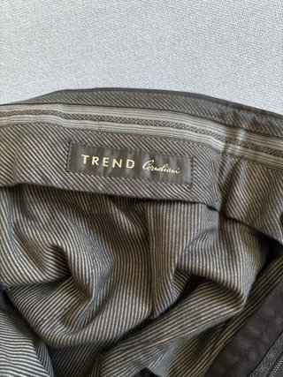 Pantaloni Corneliani Lana Vergine Neri Taglia 48