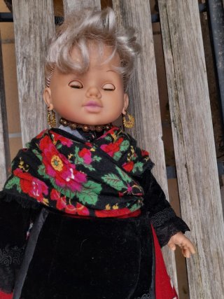 Muñeca Antigua Regional Extremeña