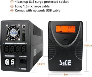 SAI 1500 VA/900 W 4+2 tomas NUEVO