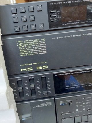 Cadena de música vintage HC 80