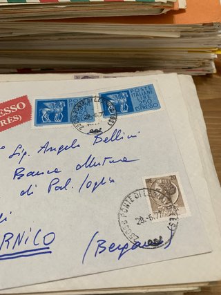 Lotto buste affrancate e cartoline postali