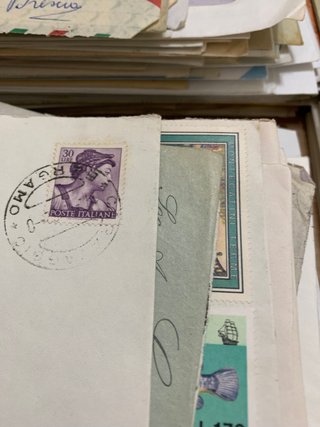 Lotto buste affrancate e cartoline postali