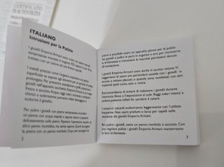 Collana/Piastrine Emporio Armani