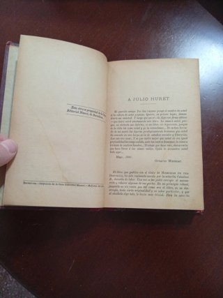 Libro antiguo. Memorias de una doncella. 1901