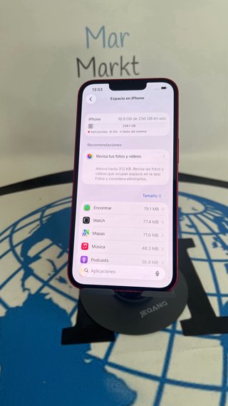 movil iPhone 13 256GB Rojo