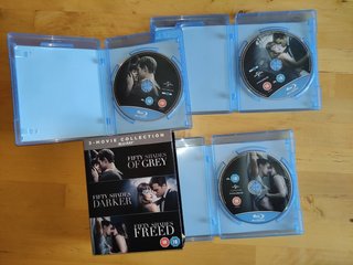 Trilogia Fifty Shades of Grey bluray -solo inglese