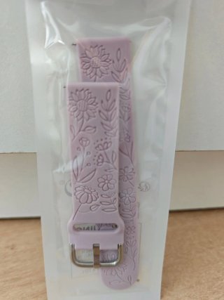 Correas de reloj con diseño floral y confeti